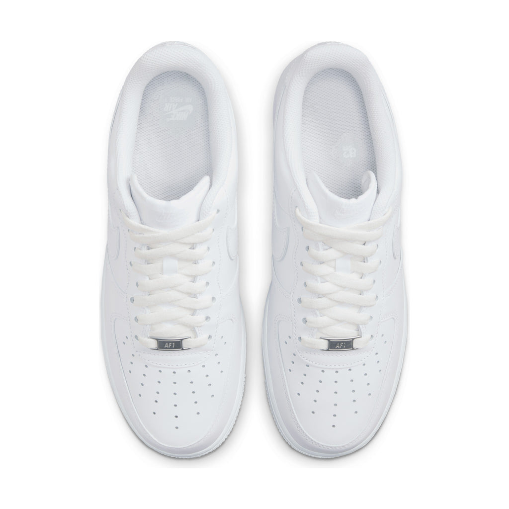 Nike Air Force 1 '07 "Triple White" – top view