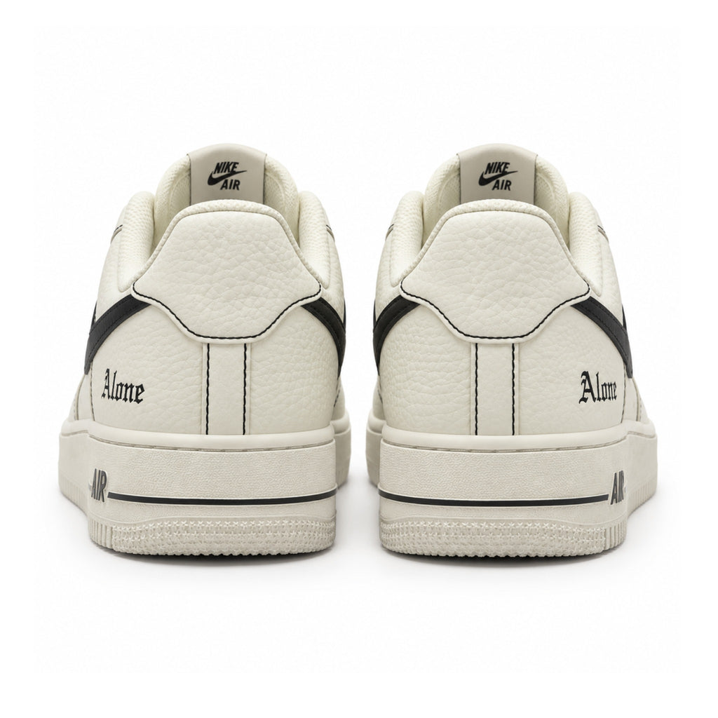 Nike Air Force 1 '07 LV8 "Cream/Black" – back view