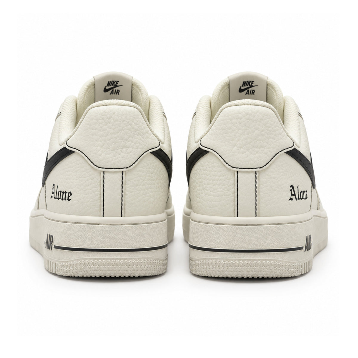 Nike Air Force 1 '07 LV8 "Cream/Black" – back view