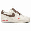 Nike Air Force 1 Low "Sail/Brown/Red" – side view