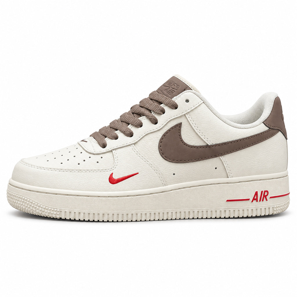 Nike Air Force 1 Low "Sail/Brown/Red" – other side view