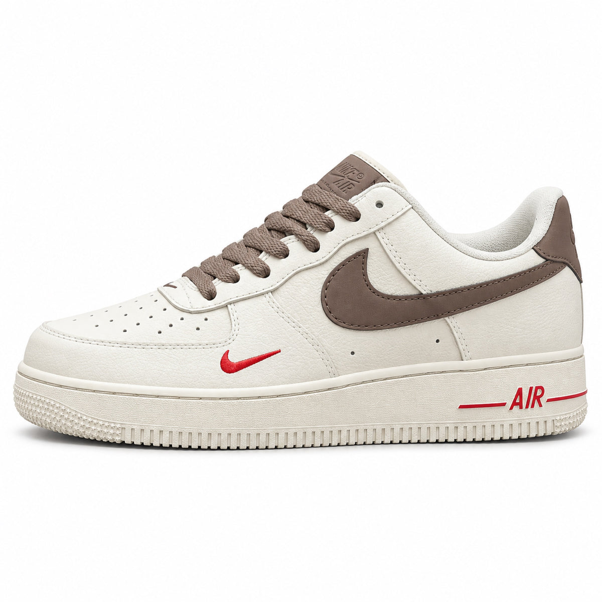 Nike Air Force 1 Low "Sail/Brown/Red" – other side view