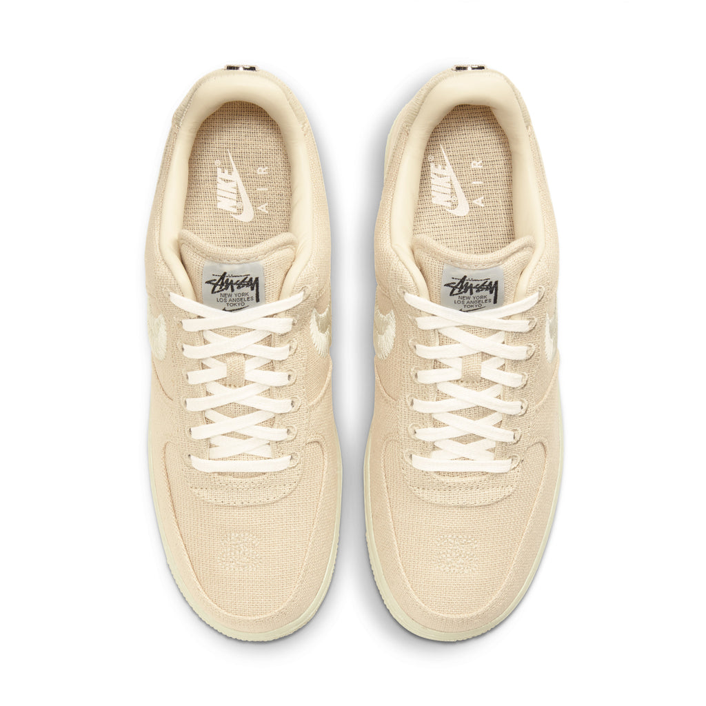 Nike x Stüssy Air Force 1 Low "Fossil" – top view