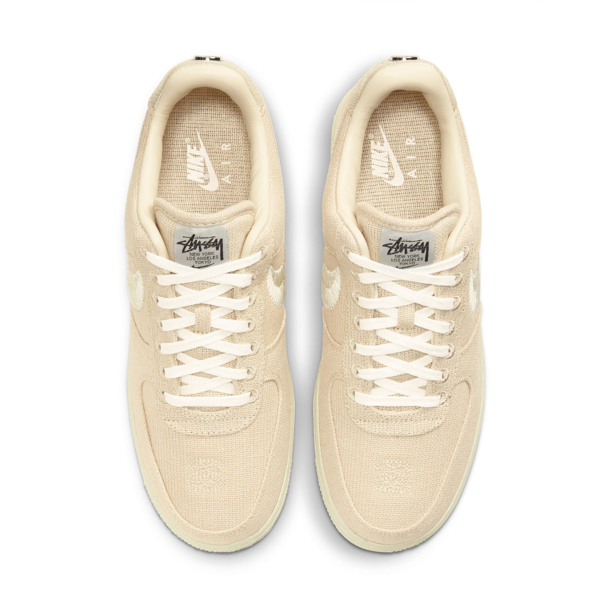 Nike x Stüssy Air Force 1 Low "Fossil" – top view