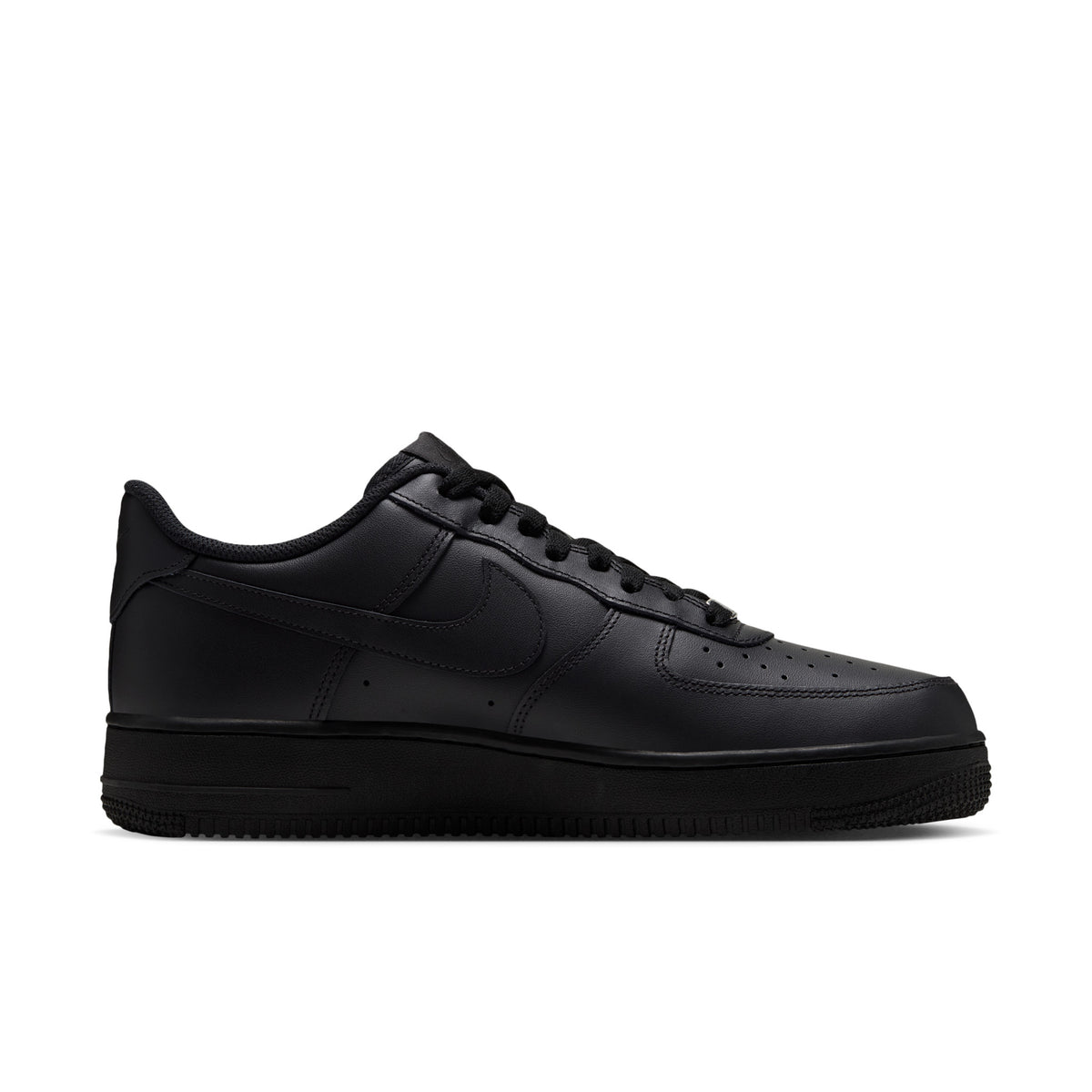 Nike Air Force 1 '07 "Triple Black" – side view