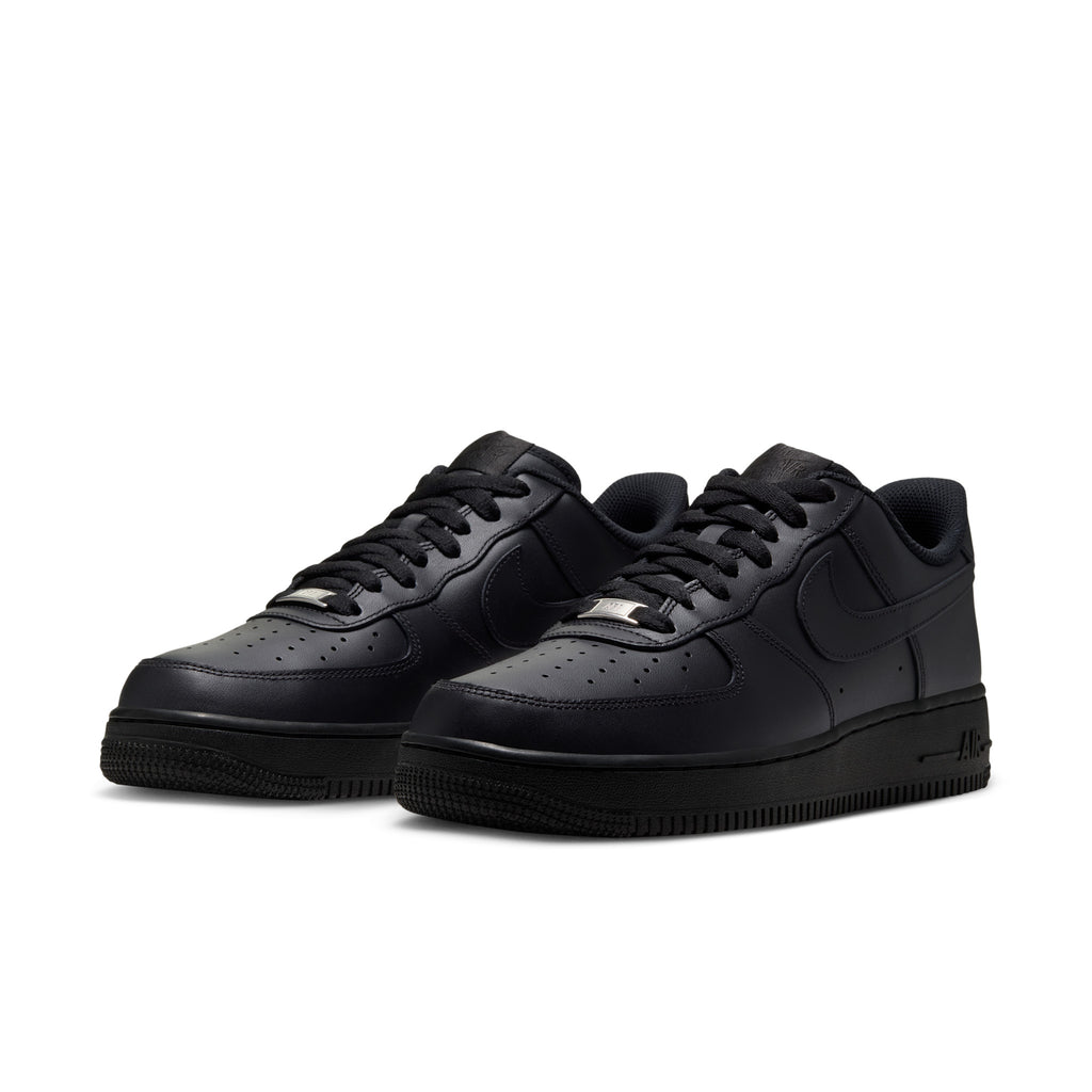 Nike Air Force 1 '07 "Triple Black" – front view