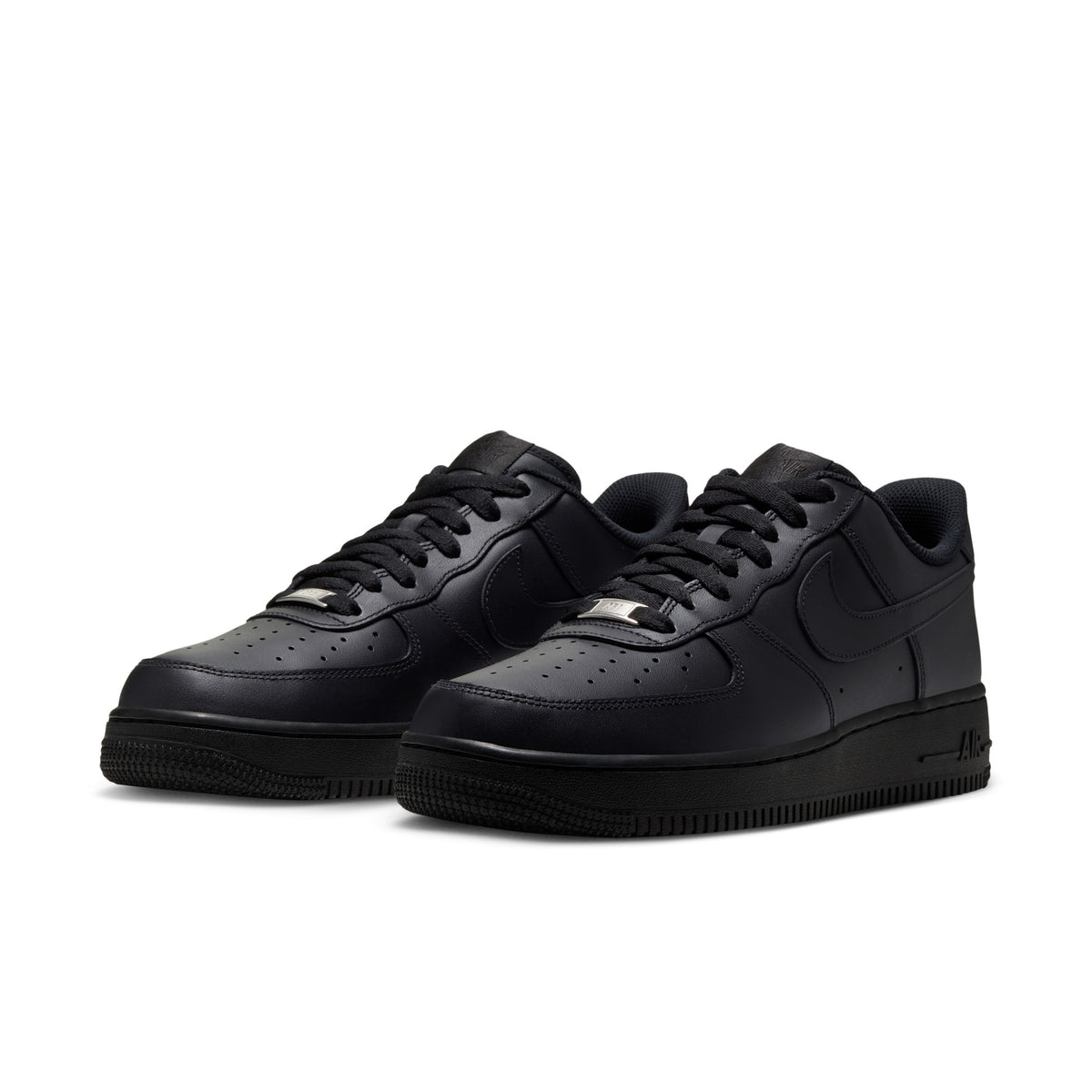 Nike Air Force 1 '07 "Triple Black" – front view