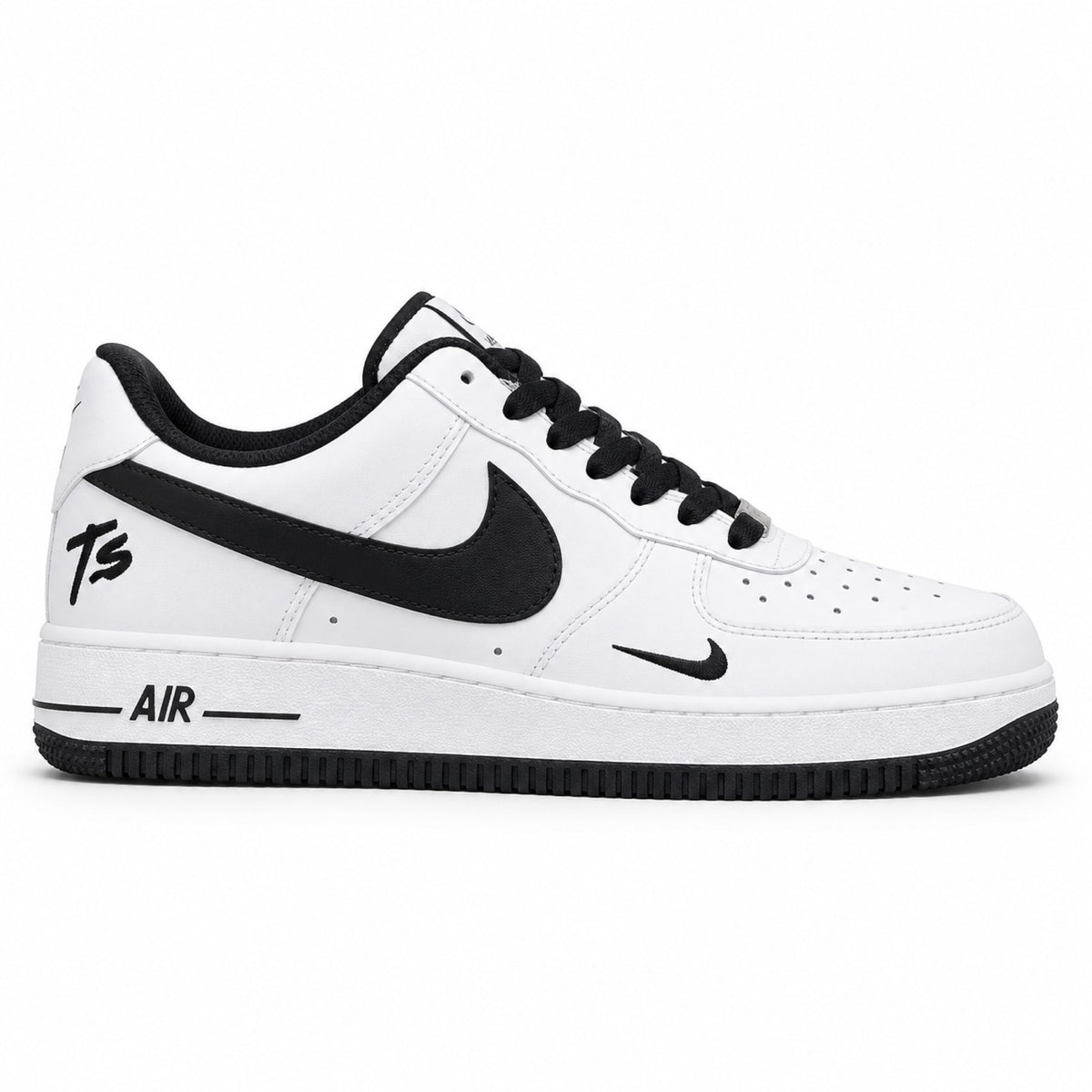 Nike Air Force 1 Low "White/Black TS" – side view