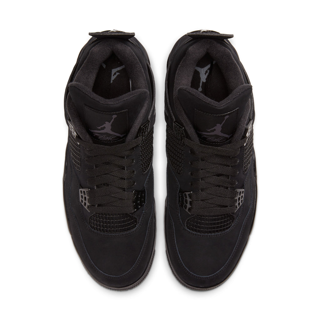Air Jordan 4 Retro "Black Cat" – top view