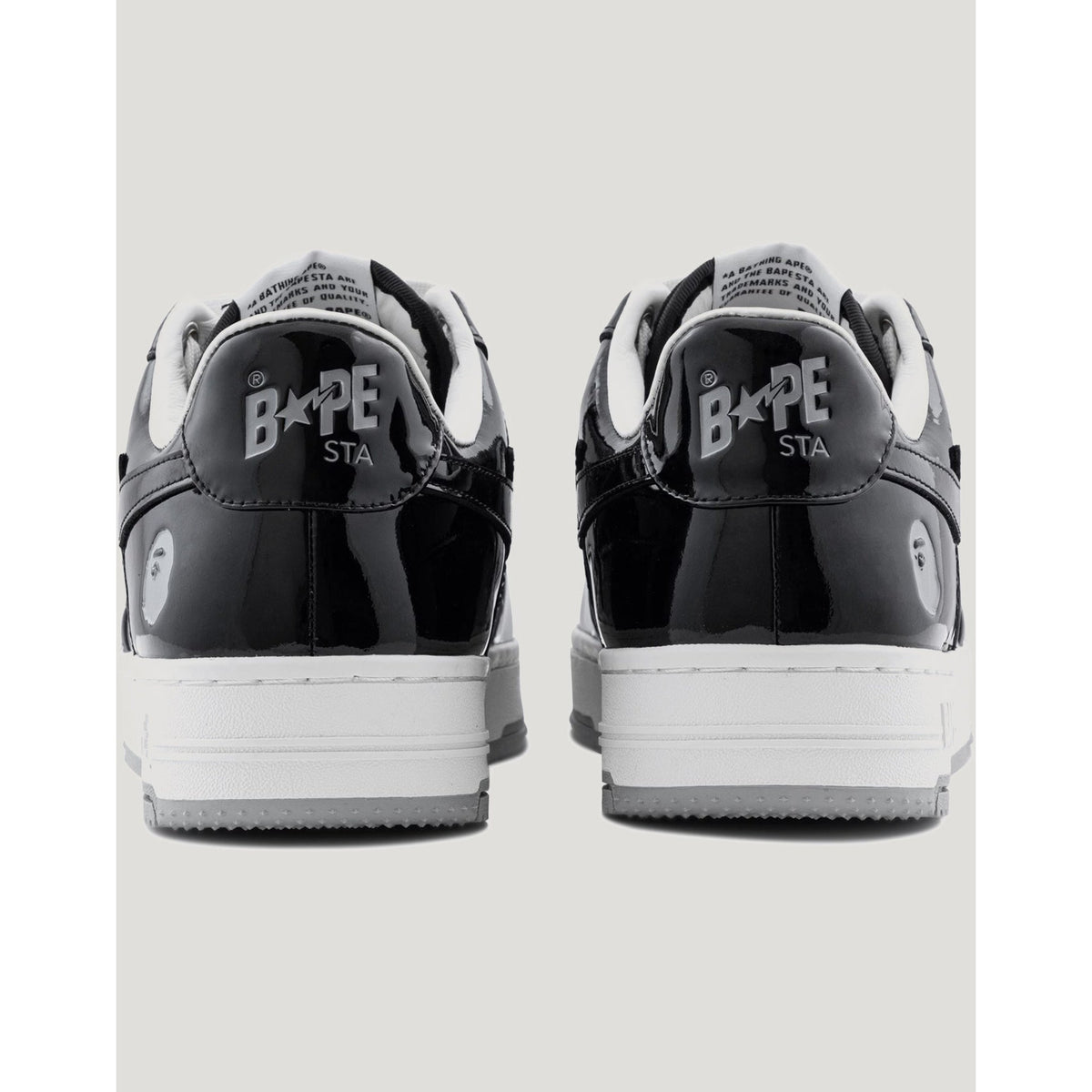BAPE STA #4 "Black/Grey" – back view