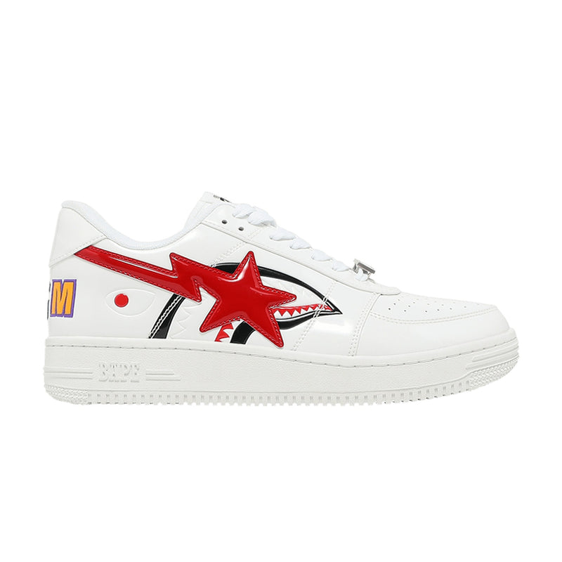 BAPE STA Low "Shark White" – side view