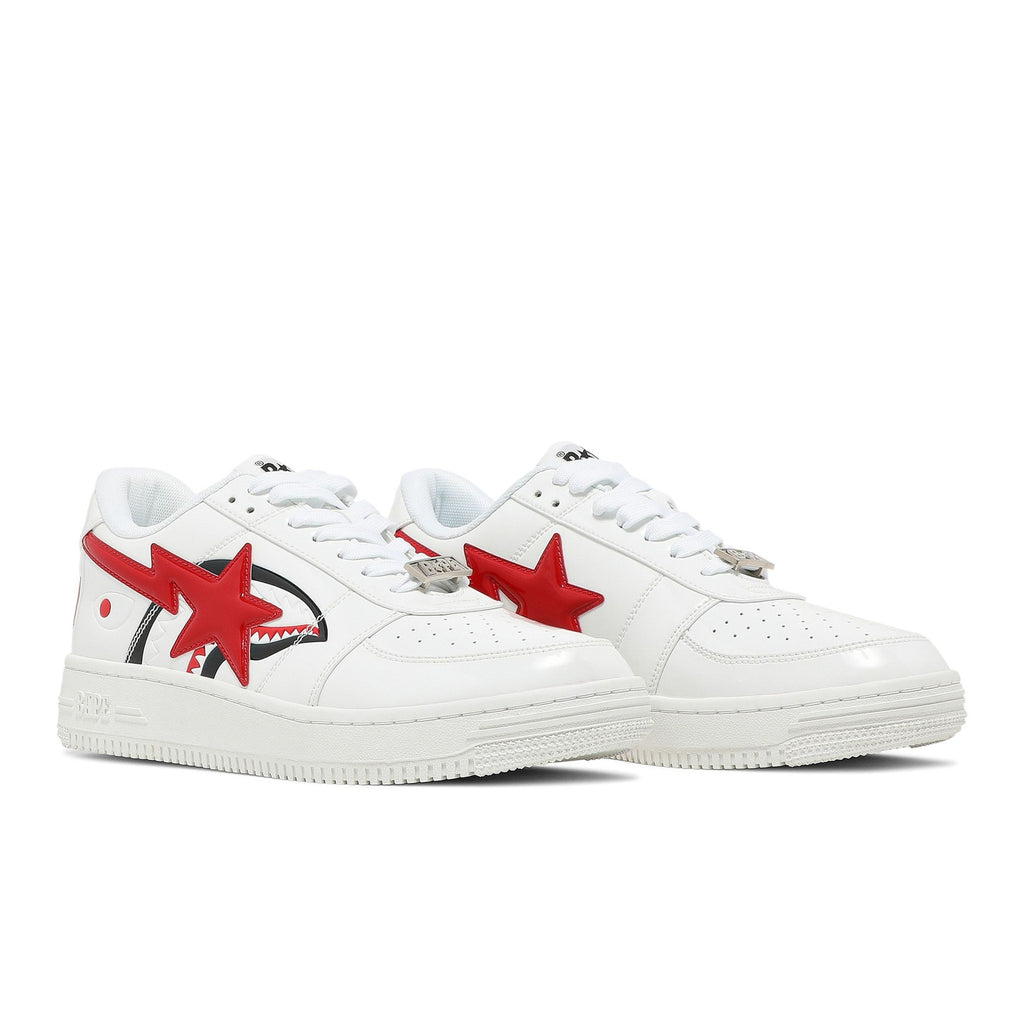 BAPE STA Low "Shark White" – front view