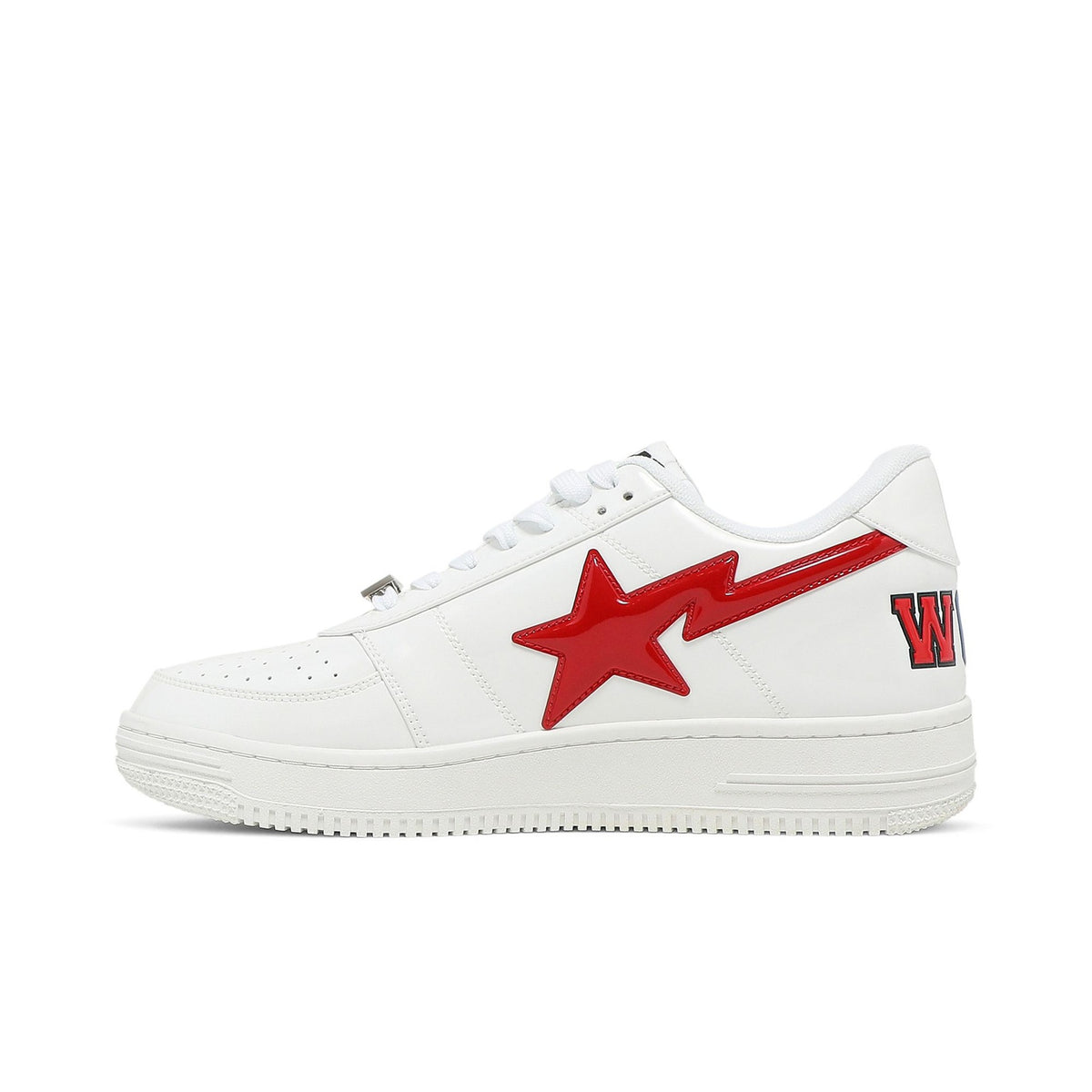 BAPE STA Low "Shark White" – inner side view