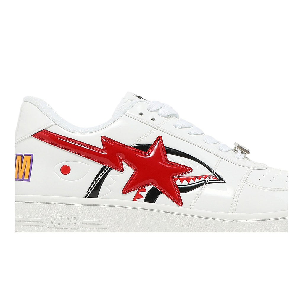 BAPE STA Low "Shark White" – detail