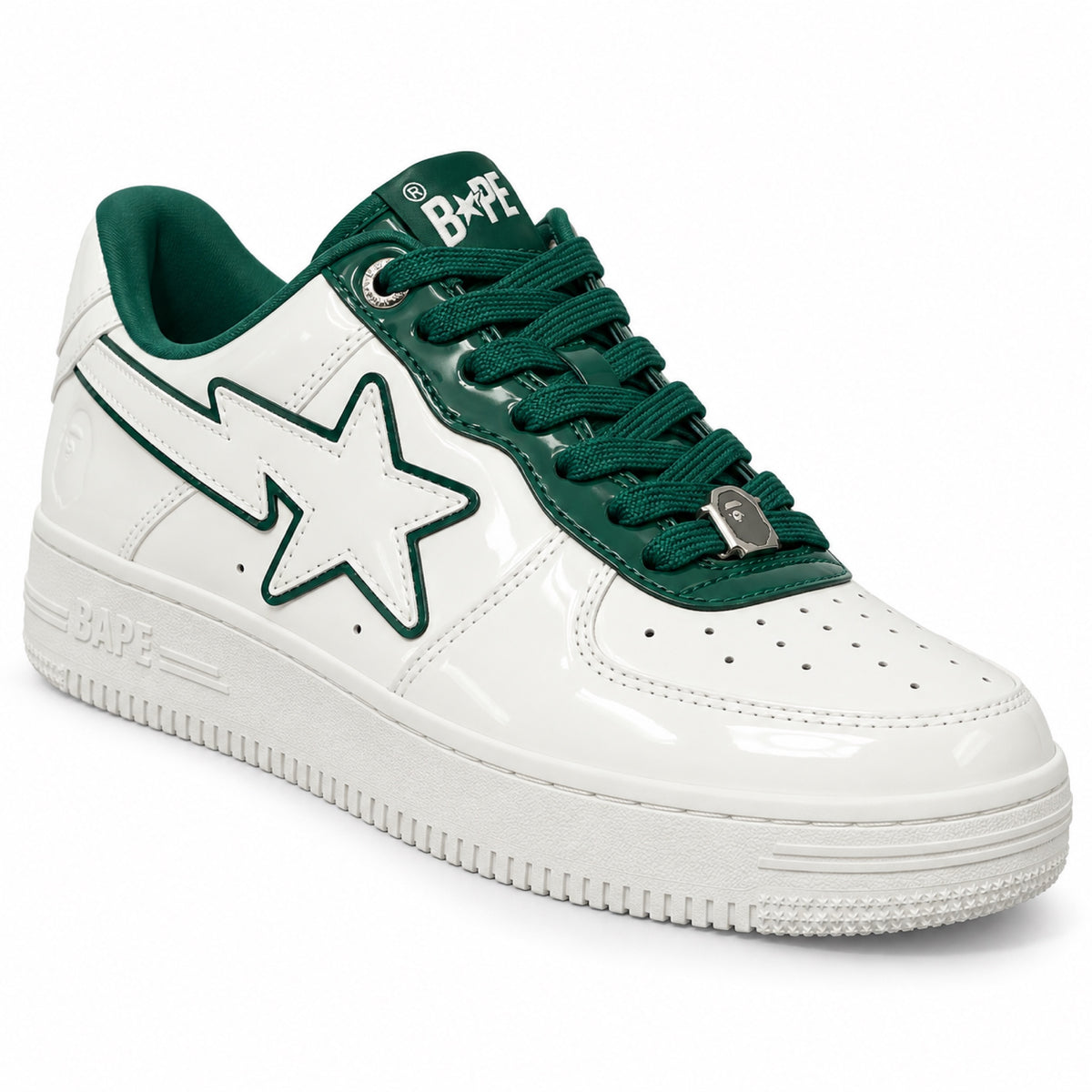 BAPE STA #8 "White/Green" – front view