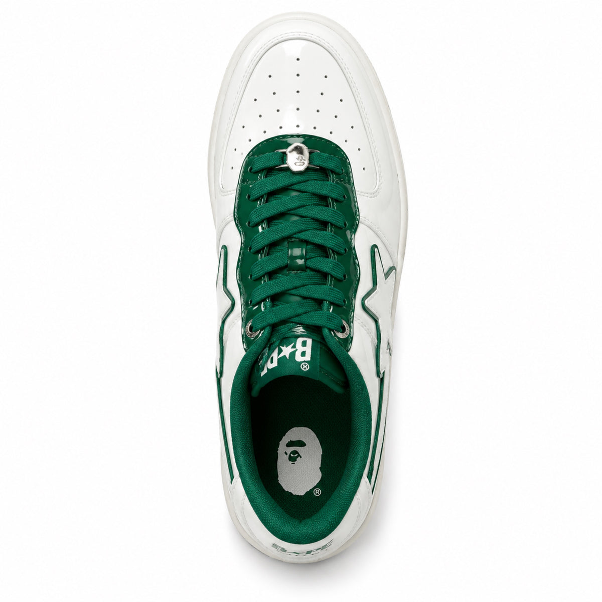 BAPE STA #8 "White/Green" – top