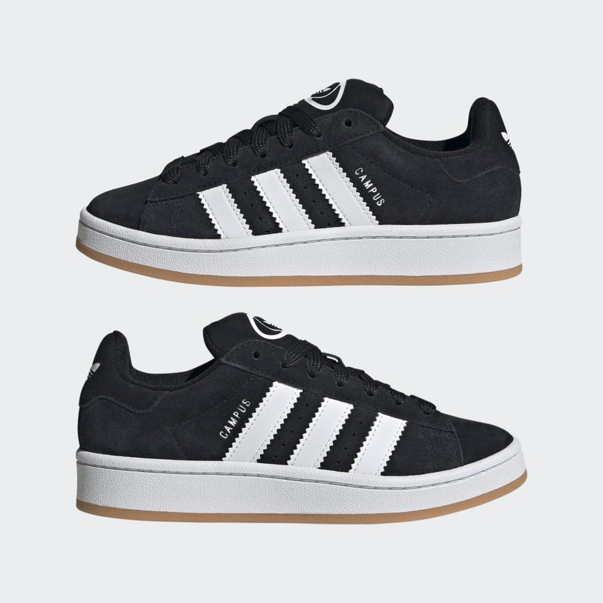 Adidas Campus 00s "Core Black/Gum" – pair