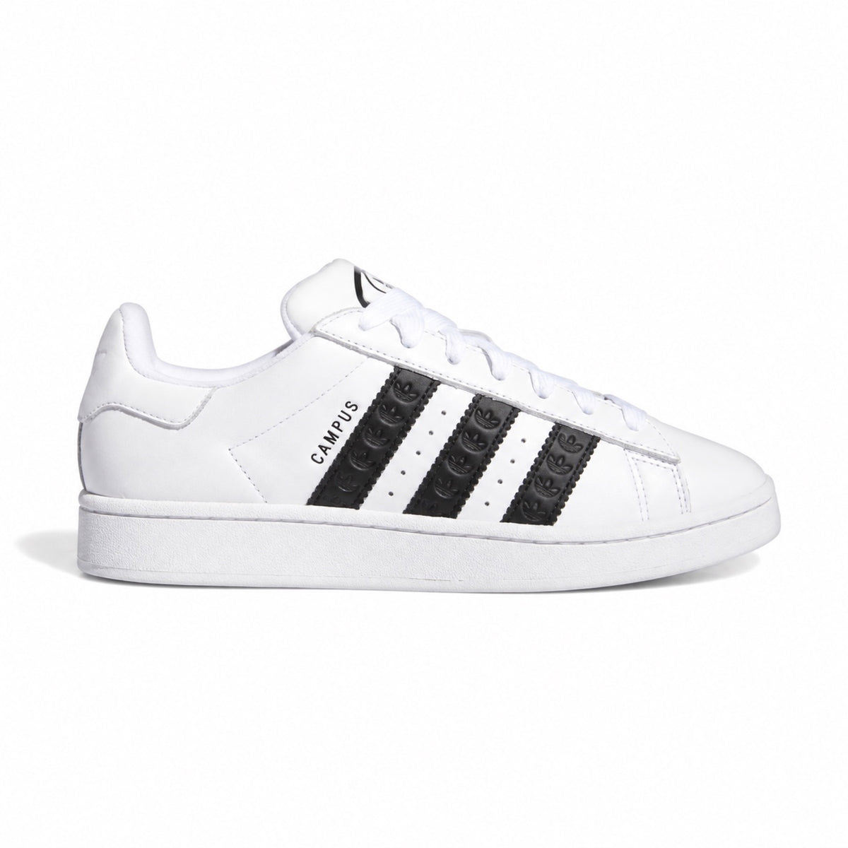 Adidas Campus 00s "White/Black Embossed" – side view