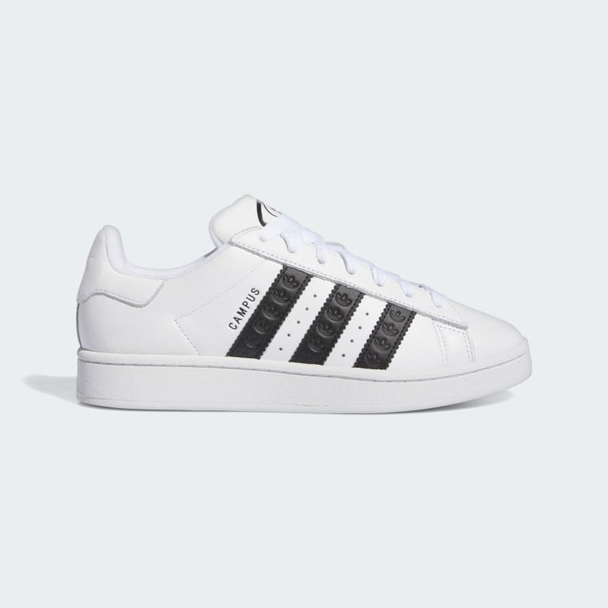 Adidas Campus 00s "White/Black Embossed" – side view