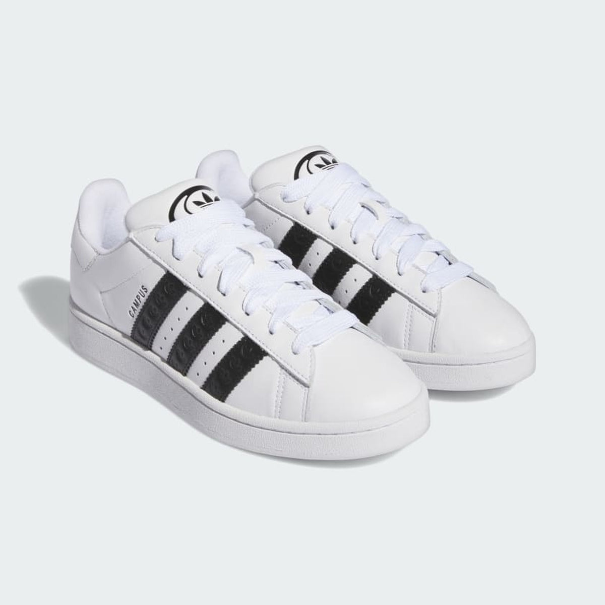 Adidas Campus 00s "White/Black Embossed" – front view