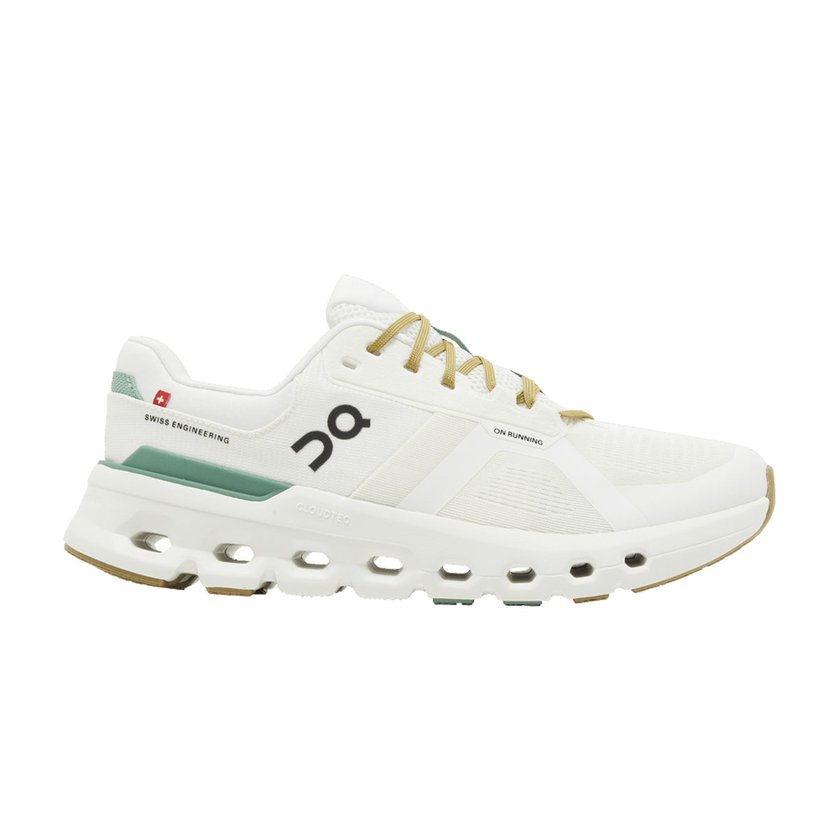 On Cloudrunner 2 "Undyed/Green" – side view