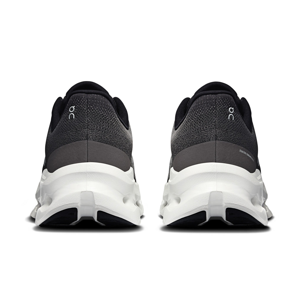 On Cloudtilt "Black/Asphalt" – back view