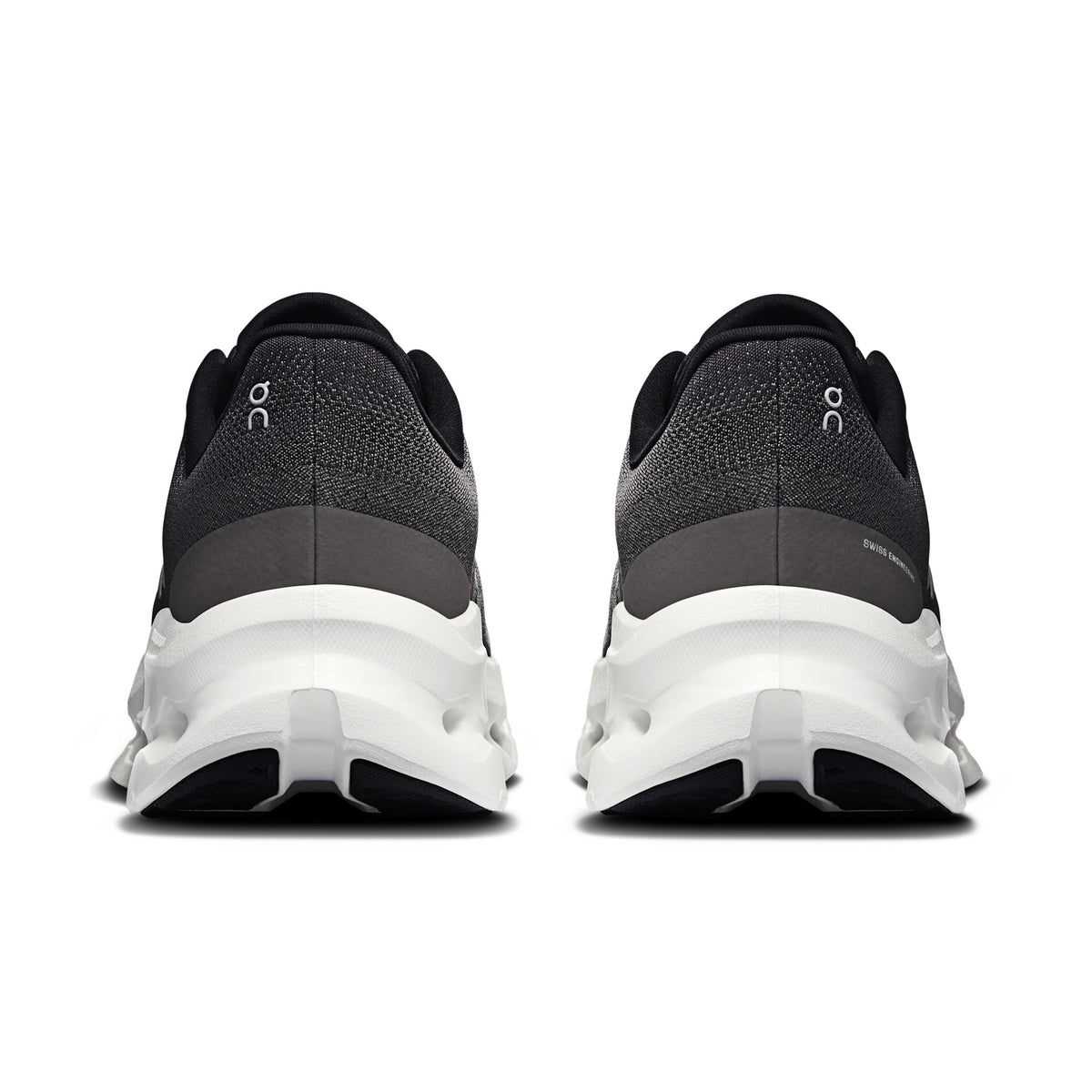 On Cloudtilt "Black/Asphalt" – back view