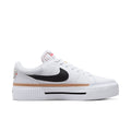 Nike Court Legacy Lift "White/Hemp/Team Orange" – side view