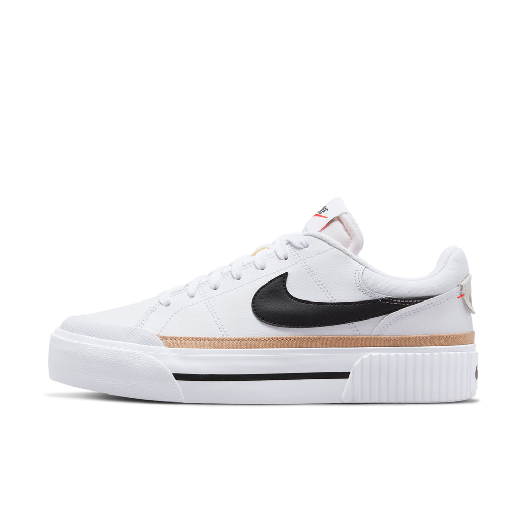 Nike Court Legacy Lift "White/Hemp/Team Orange" – other side view