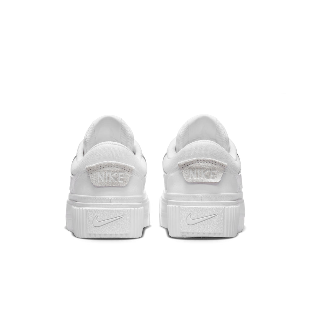 Nike Court Legacy Lift "Triple White" – back view