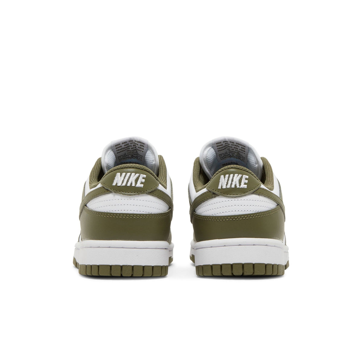Nike Dunk Low "Medium Olive" – back view