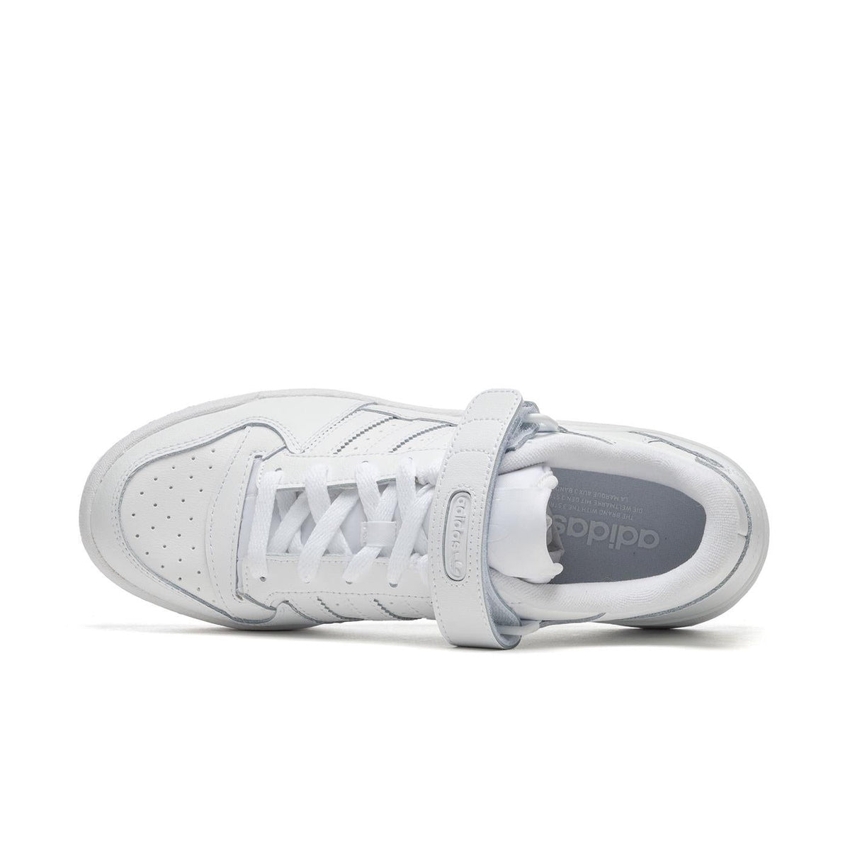 Adidas Forum Low "Triple White" – top view