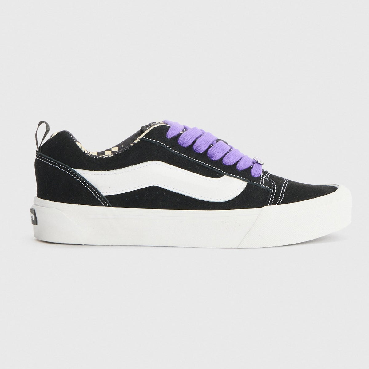 Vans Knu Skool "Black/Electric Grape" – side view