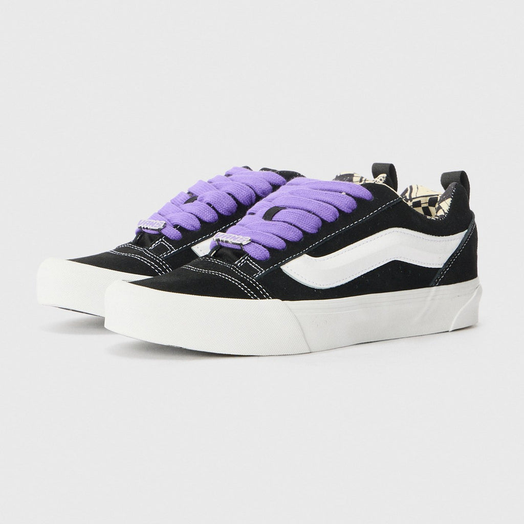 Vans Knu Skool "Black/Electric Grape" – front view