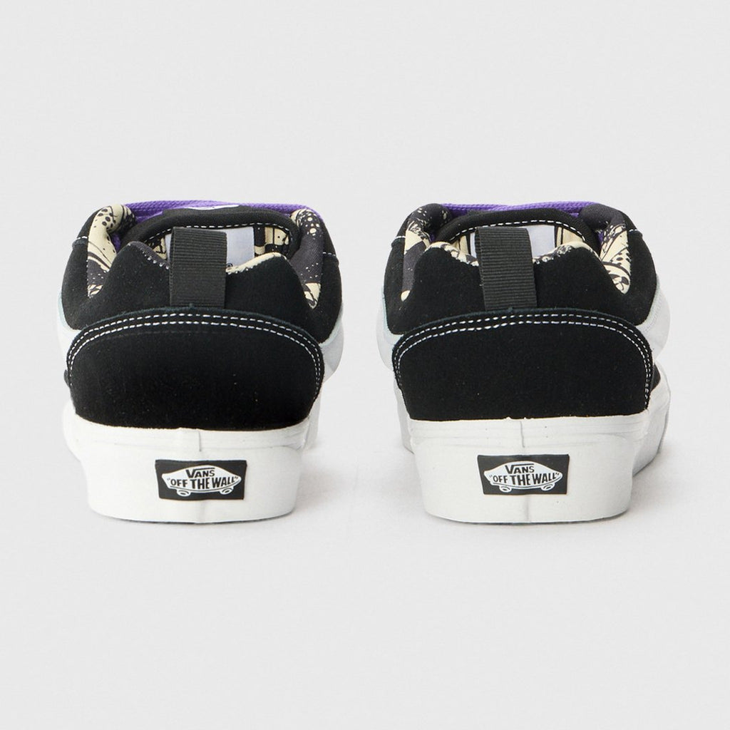 Vans Knu Skool "Black/Electric Grape" – back view