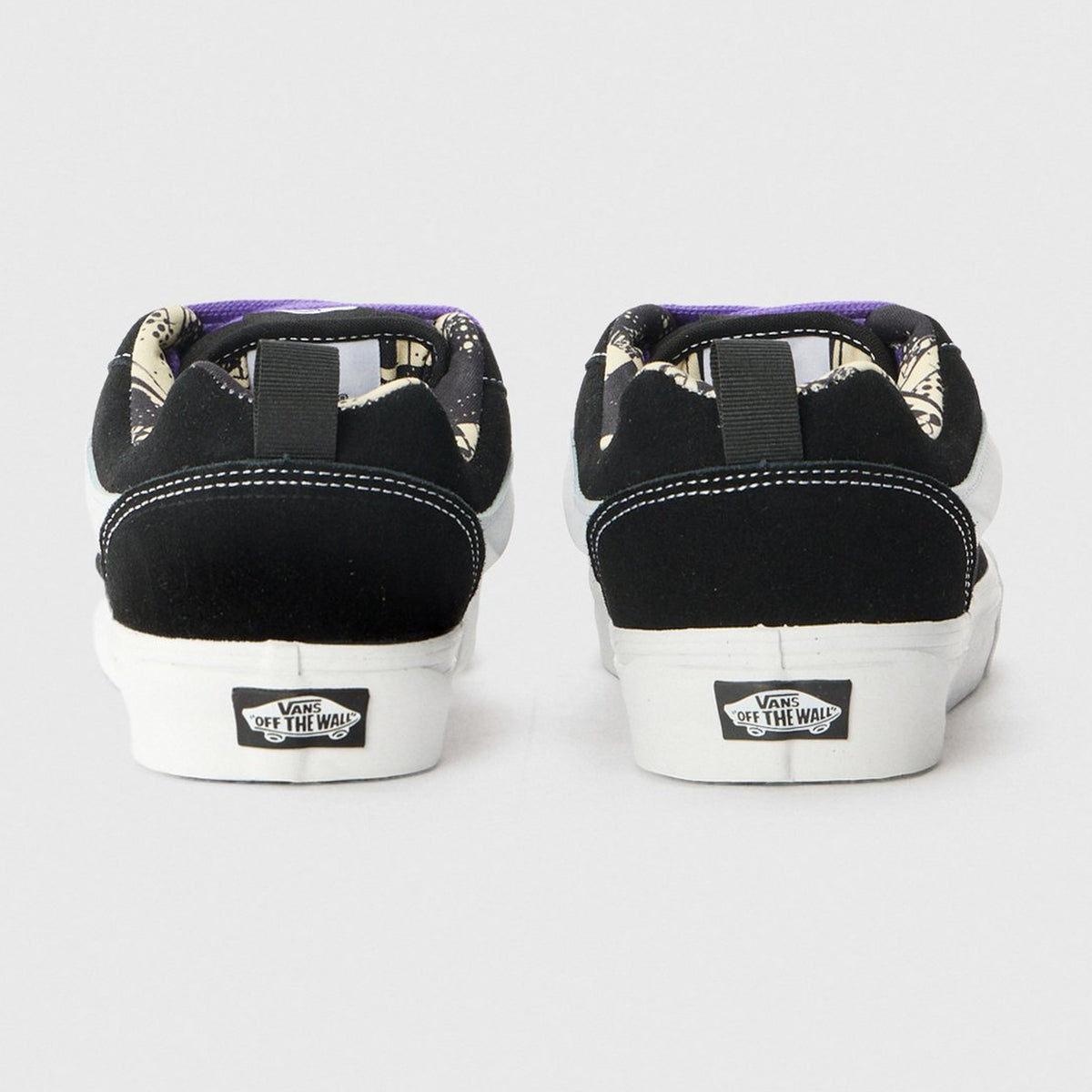 Vans Knu Skool "Black/Electric Grape" – back view