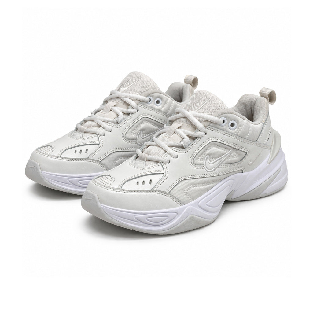 Nike M2K Tekno "Triple White" – front view
