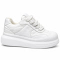 MOERBAI Platform Sneaker "White" – side view