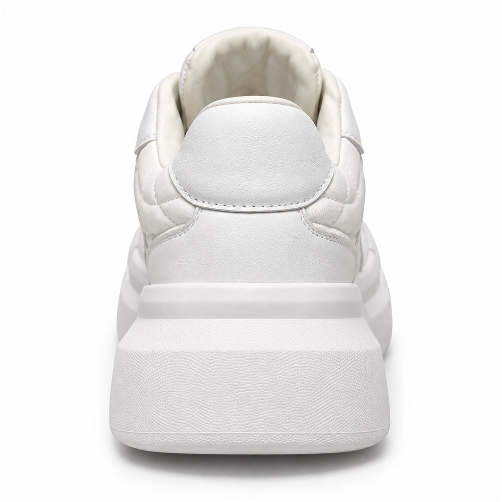 MOERBAI Platform Sneaker "White" – back view