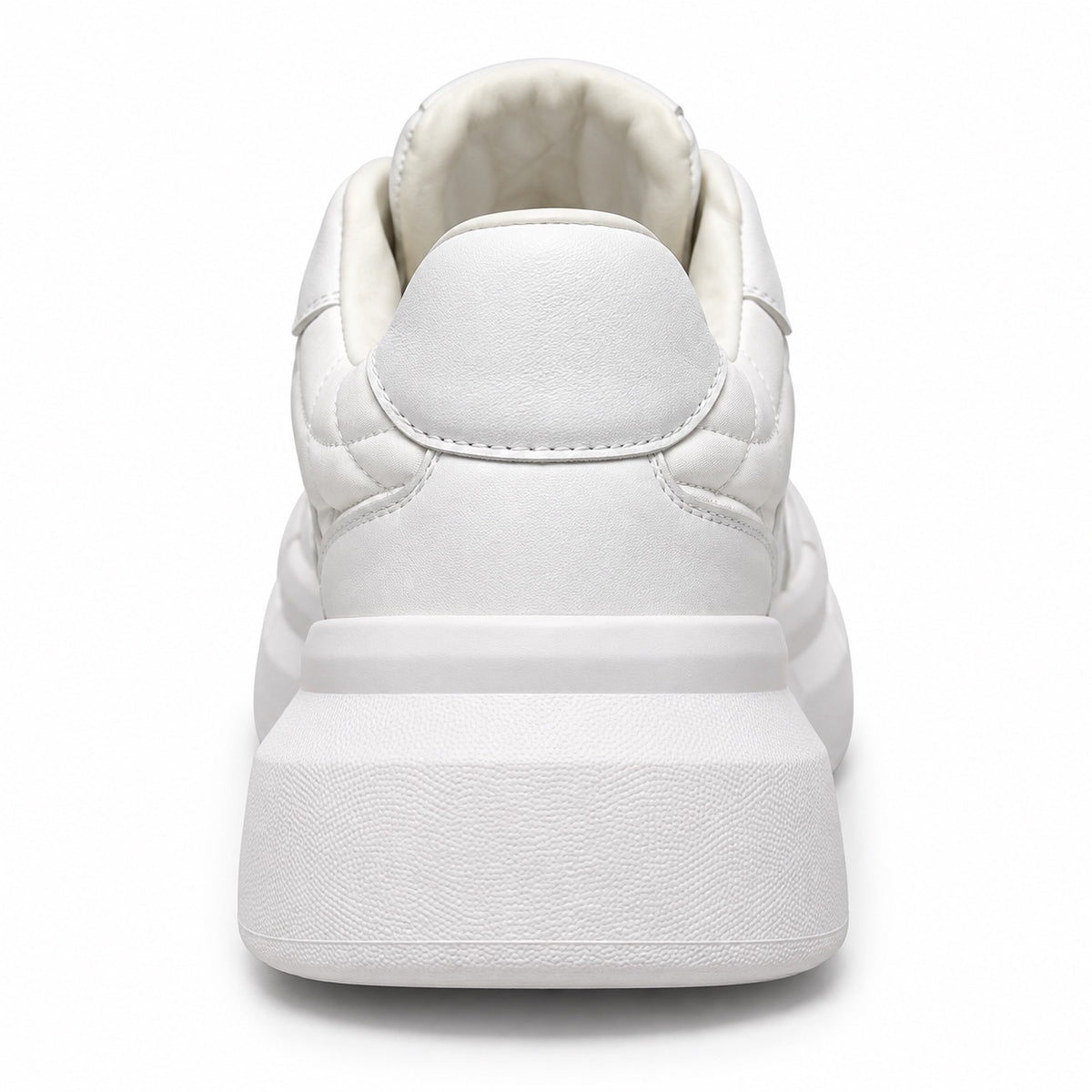 MOERBAI Platform Sneaker "White" – back view