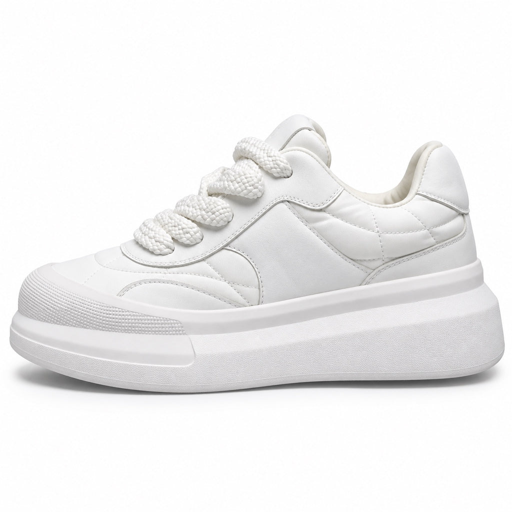 MOERBAI Platform Sneaker "White" – other side view