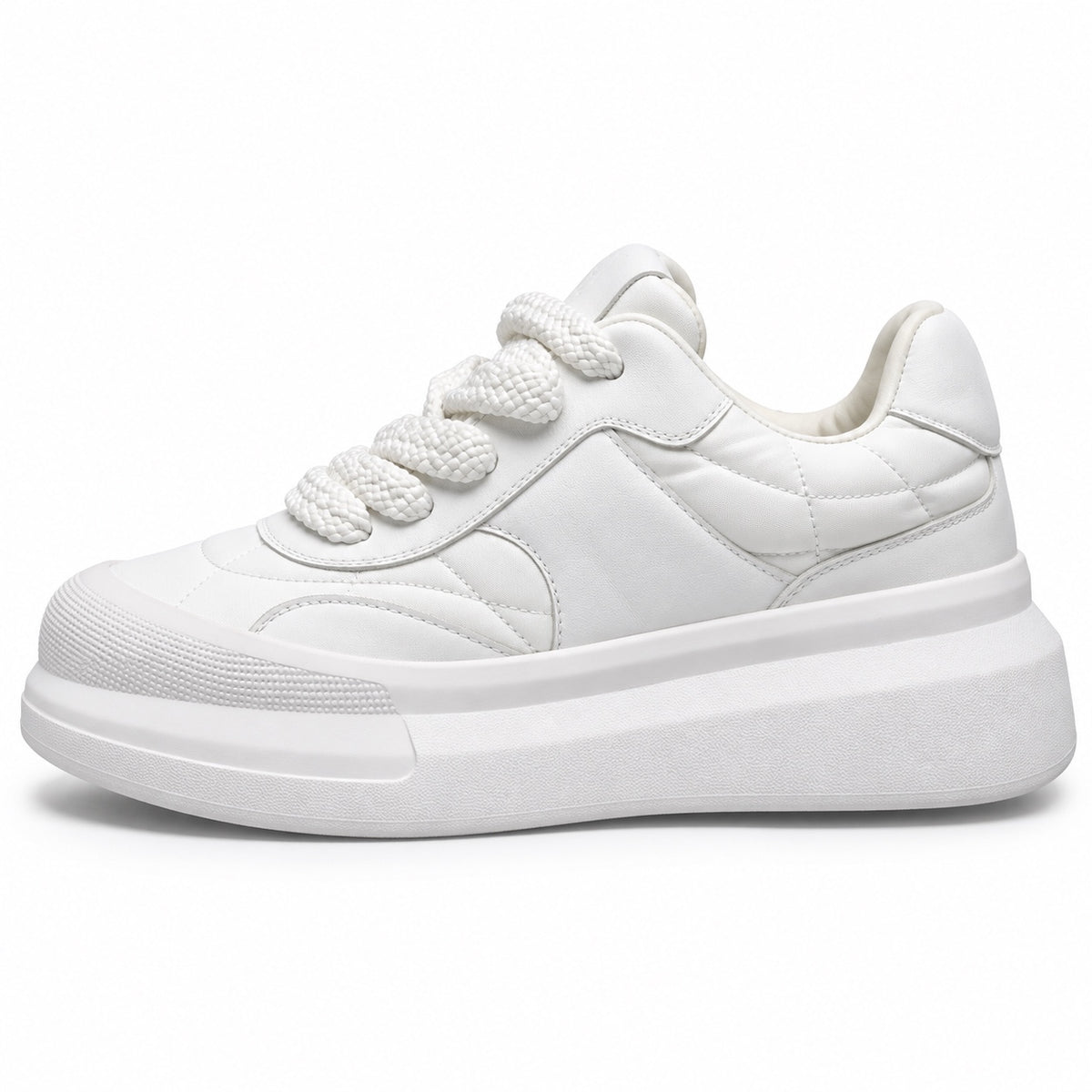 MOERBAI Platform Sneaker "White" – other side view