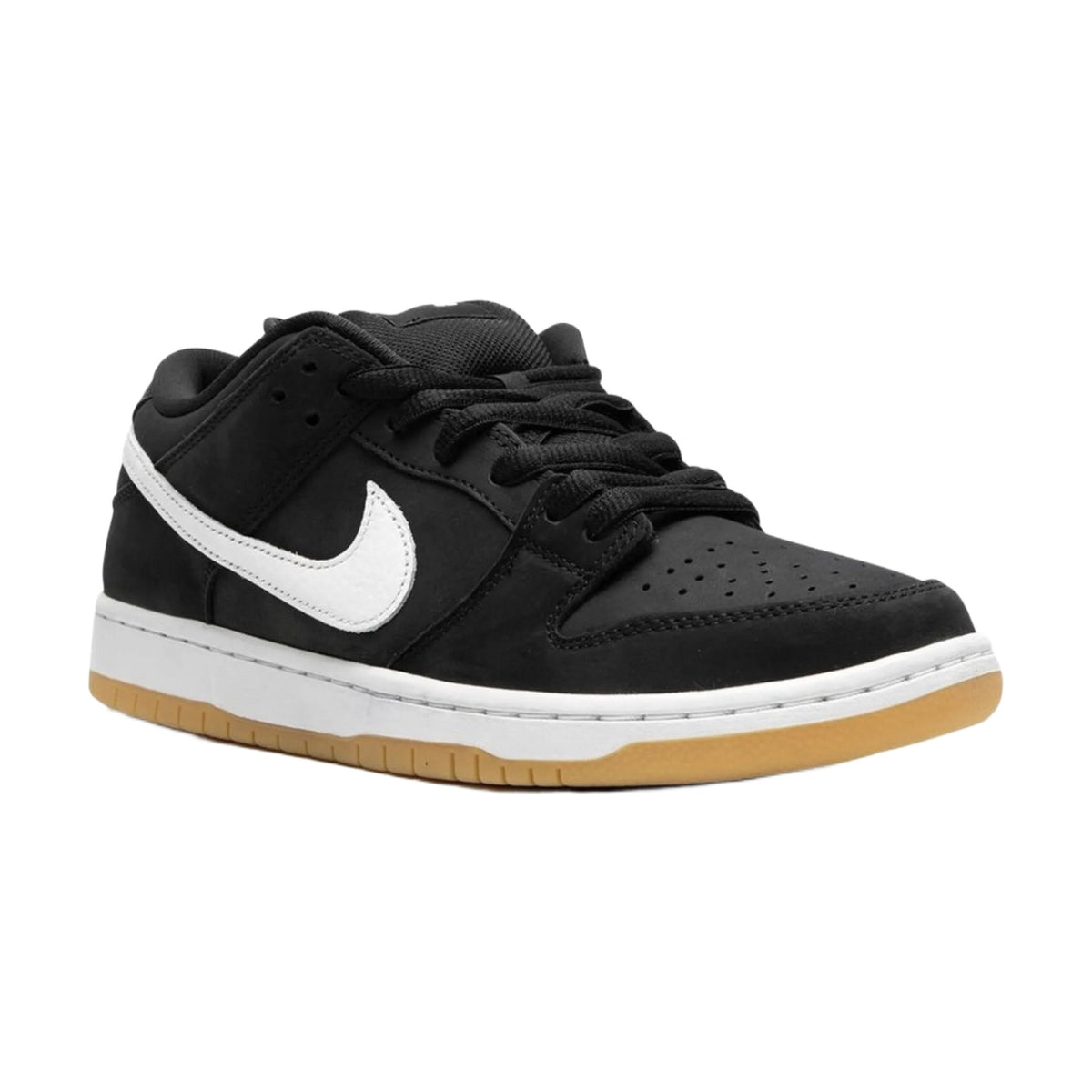 Nike SB Dunk Low Pro "Black/Gum" – front view