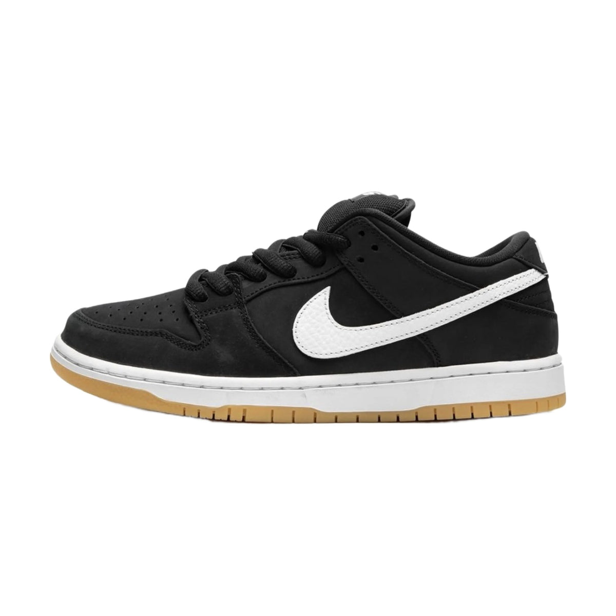 Nike SB Dunk Low Pro "Black/Gum" – inner side view