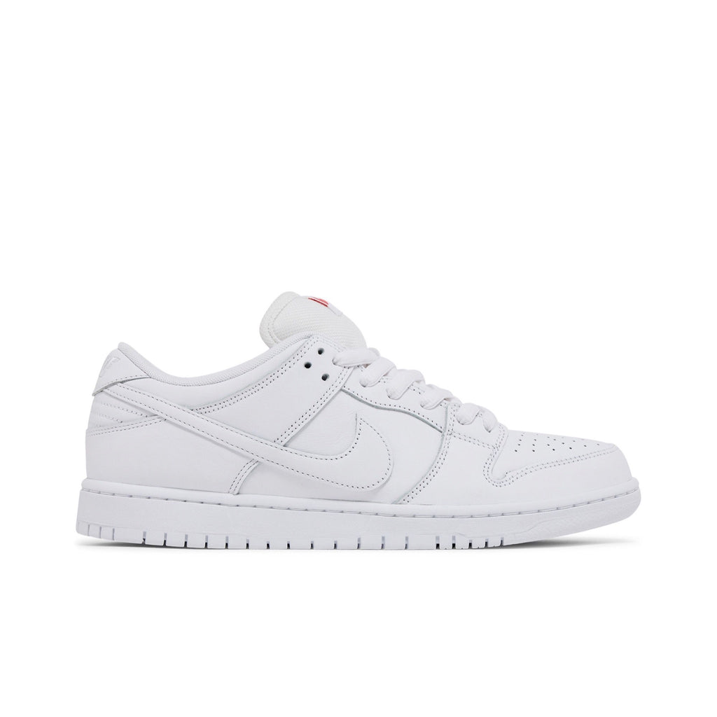 Nike SB Dunk Low Pro "Triple White" – side view