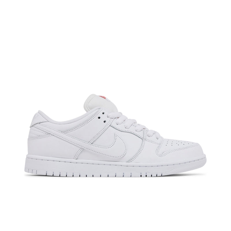 Nike SB Dunk Low Pro "Triple White" – side view