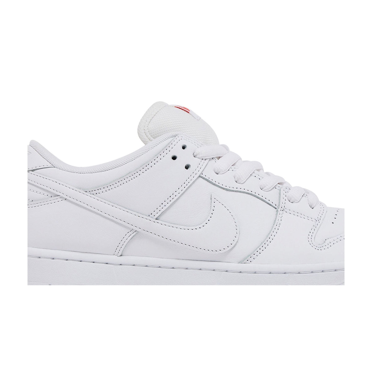Nike SB Dunk Low Pro "Triple White" – front view