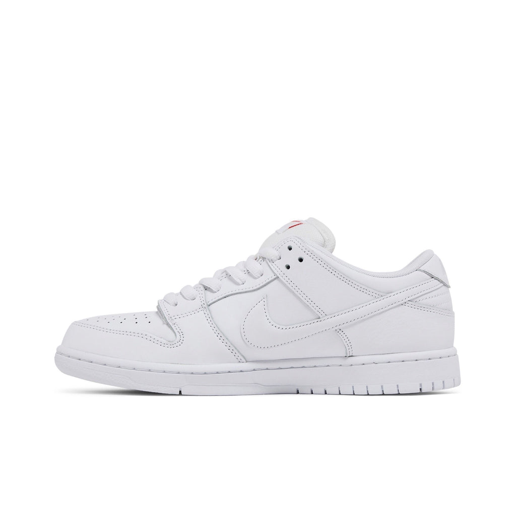 Nike SB Dunk Low Pro "Triple White" – other side view