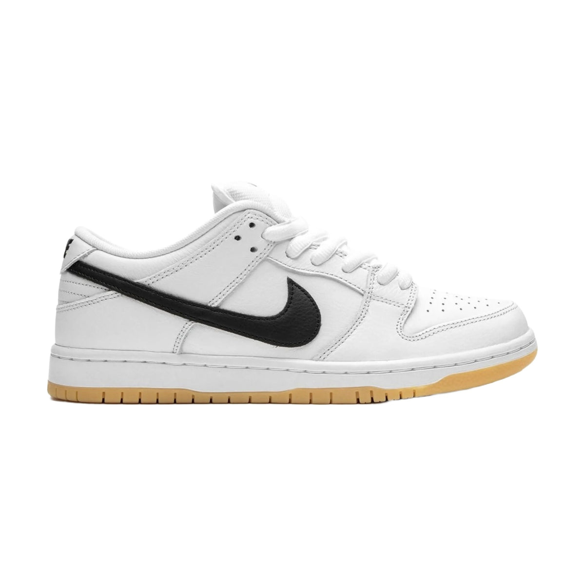 Nike SB Dunk Low Pro "White/Gum" – side view