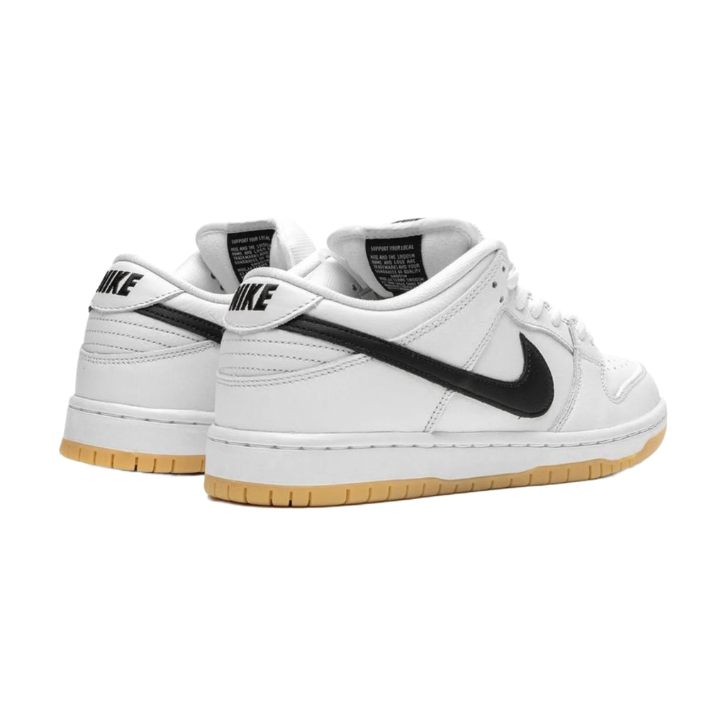 Nike SB Dunk Low Pro "White/Gum" – back view